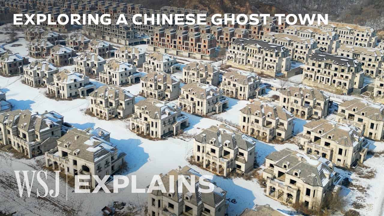 inside a chinese ghost town of abandoned mansions | wsj